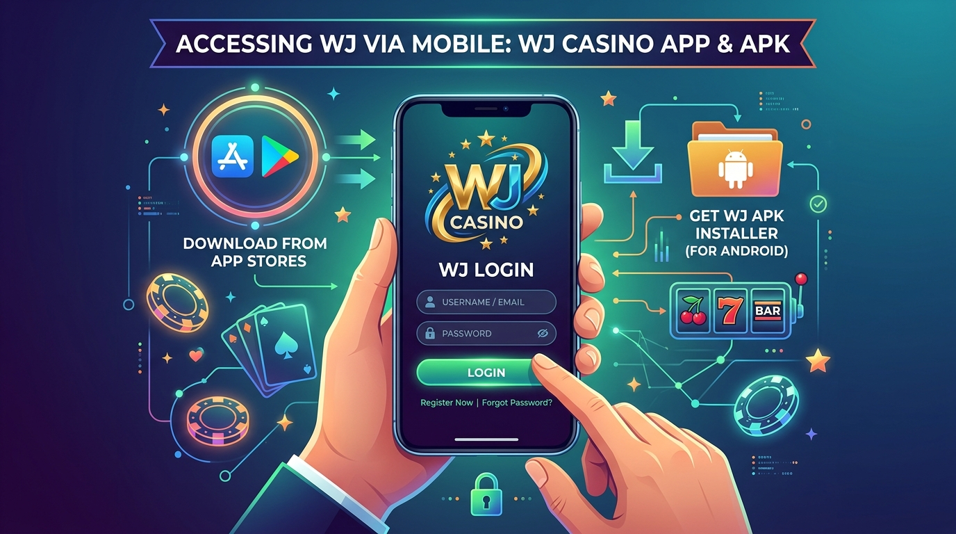Accessing WJ via Mobile: WJ Casino App & APK